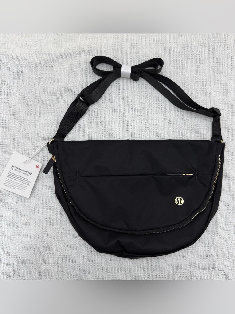 Lululemon Festival Bag 5L • Black/Gold • New